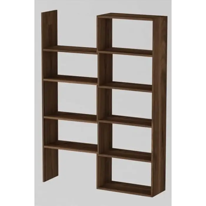 Office Dekoratif Kitaplık Ceviz