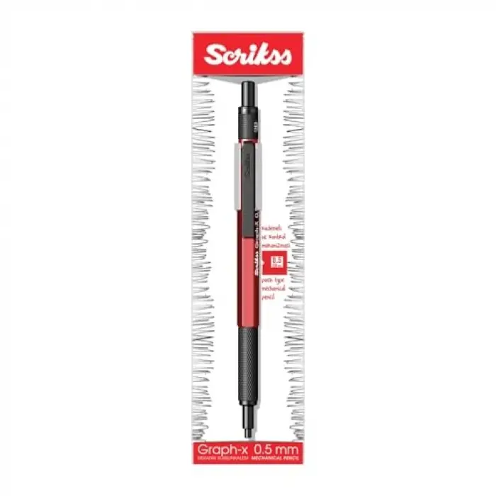 Office Graphx Versatil Kalem 0.5 Mm Kırmızı