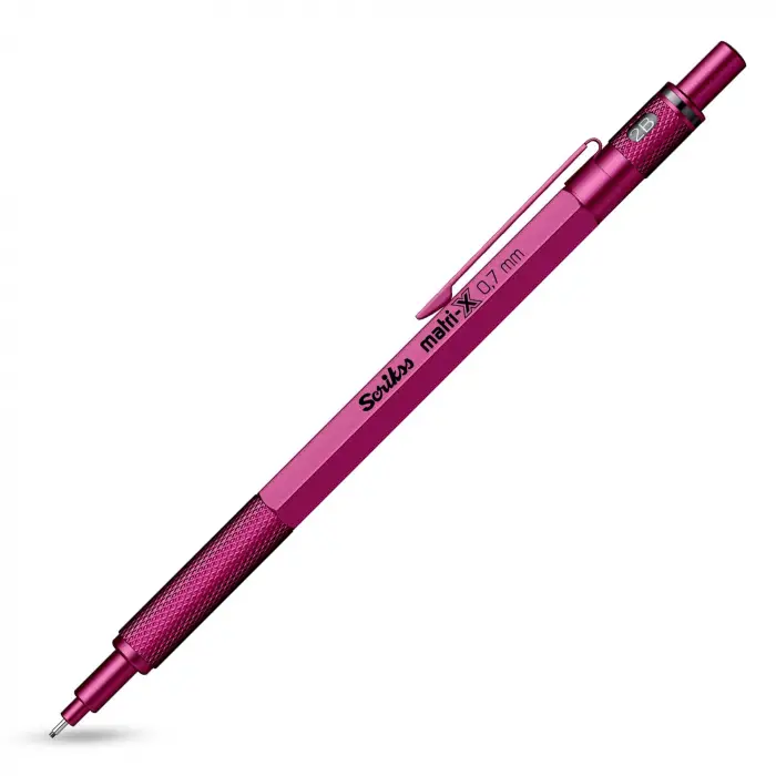 Office Matri-X Versatil 0.7 Mm Metalik Pembe Şeffaf Amb.