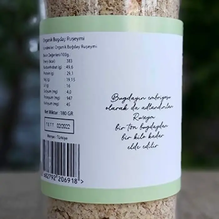 OG Organik Buğday Ruşeymi 180 g