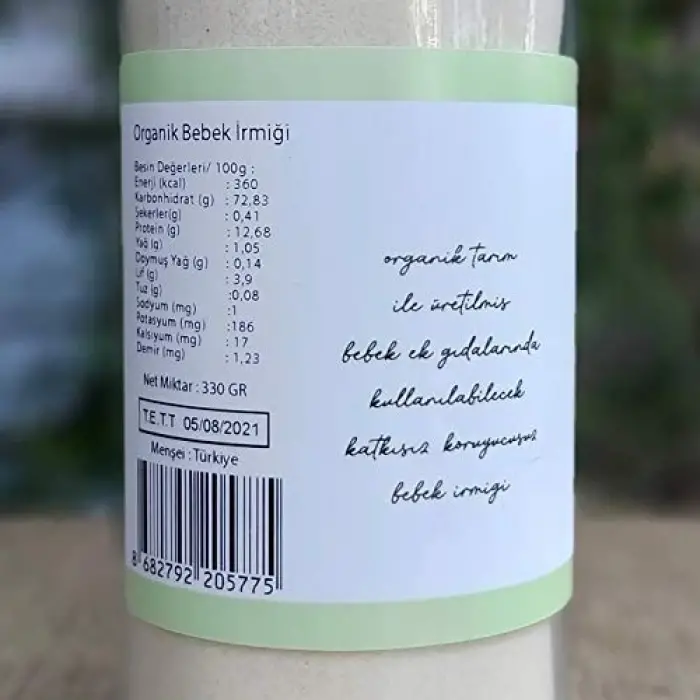 OG Organik İrmik 330 g