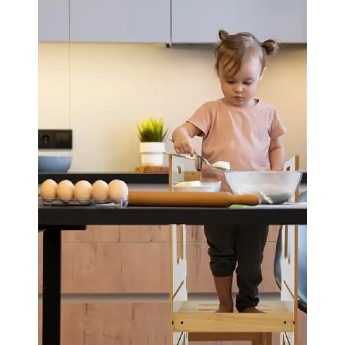 Öğrenme Kulesi, Beyaz&Naturel