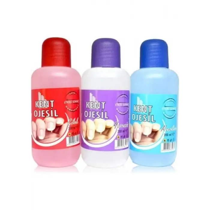 Oje Seti, C-09 Simli Siyah 2li Oje ve 200 ML Aseton