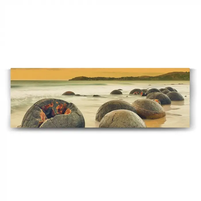 Okyanus Taşları Tablosu - 120x40cm