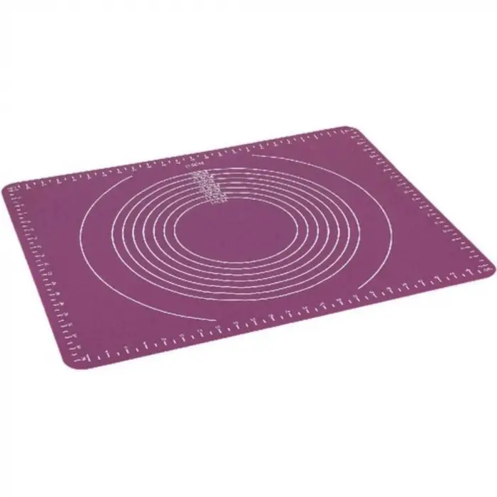 Ölçekli Silikon Hamur Açma Matı 50 cm