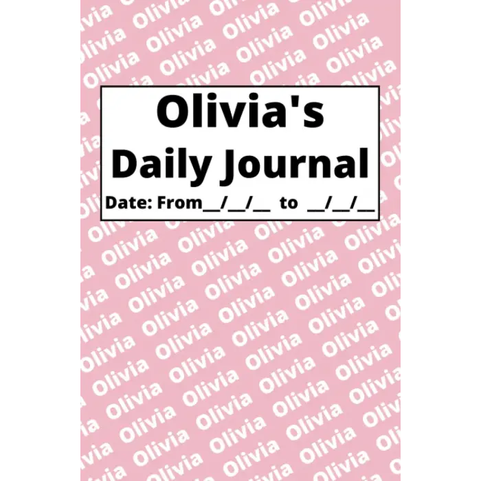 Olivia Kişiselleştirilmiş Günlük Defteri