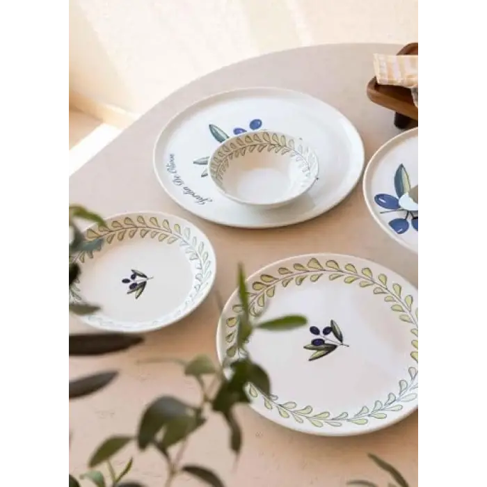 Olivos Yemek Tabağı 6lı Set 20 cm OVS0012