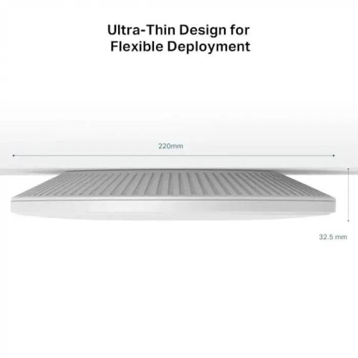 Omada EAP773 9300 Mbps Wi-Fi 7 10G Port Tavan Tipi Access Point