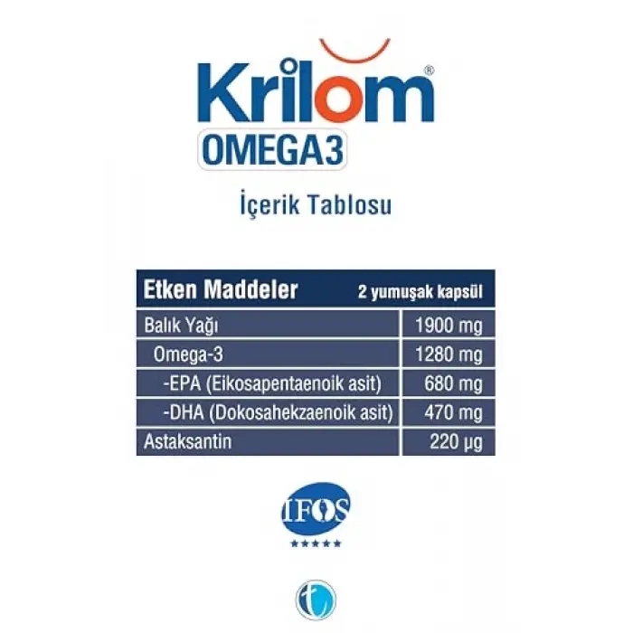 Omega 3 balık yağı, 30 yumuşak kapsül