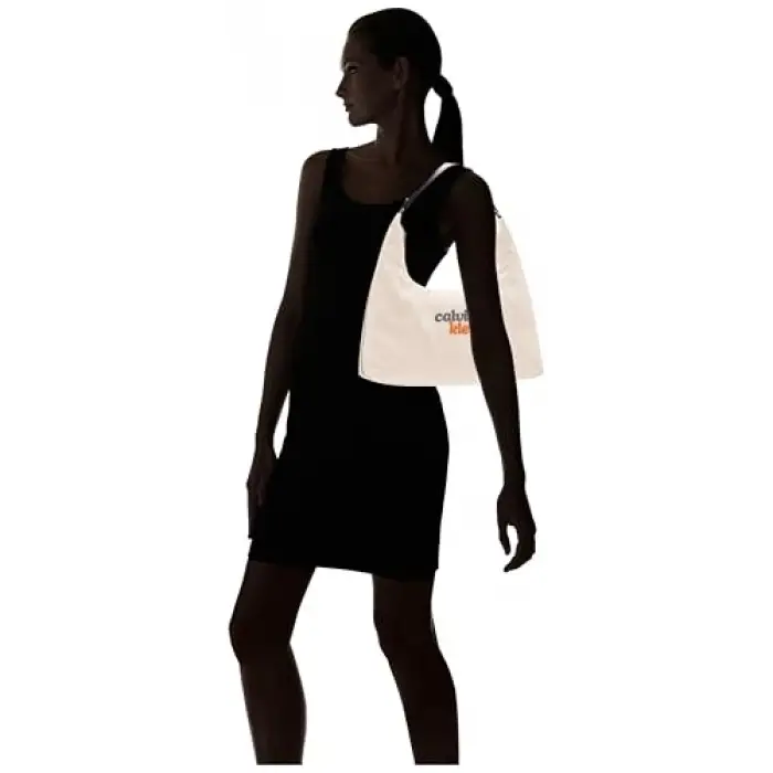 Omuz Çantası, Graphıc Canvas Medıum Shoulder B Kadın Whıte Canvas OS
