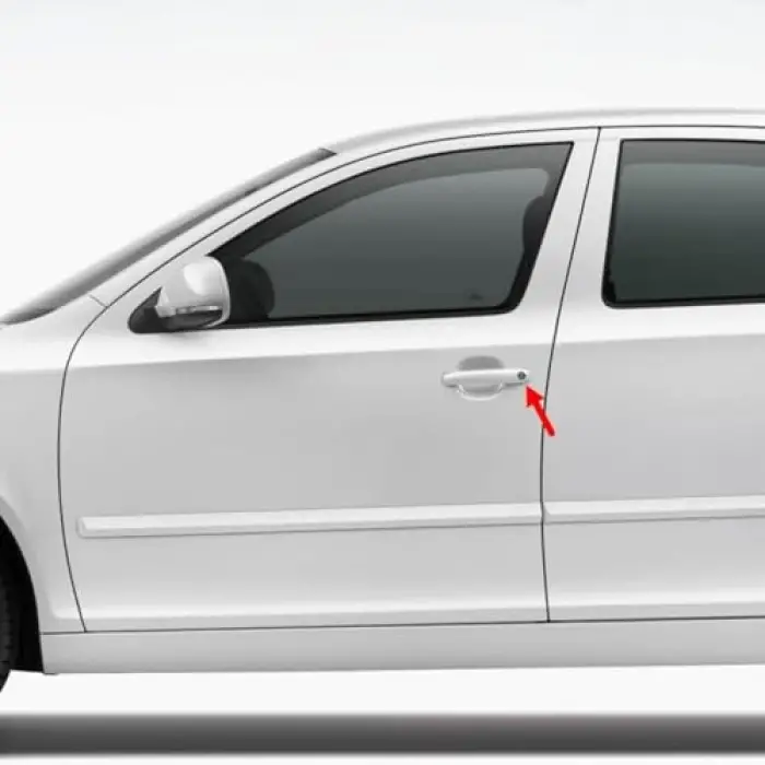 Ön Dış Kapı Kolu Kapağı 3B0837879A Seat Leon MK2 ile uyumlu 2006-2012