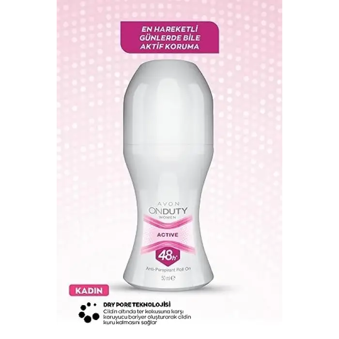 On Duty Active Antiperspirant Kadın Roll-on Deodorant - 50 ml