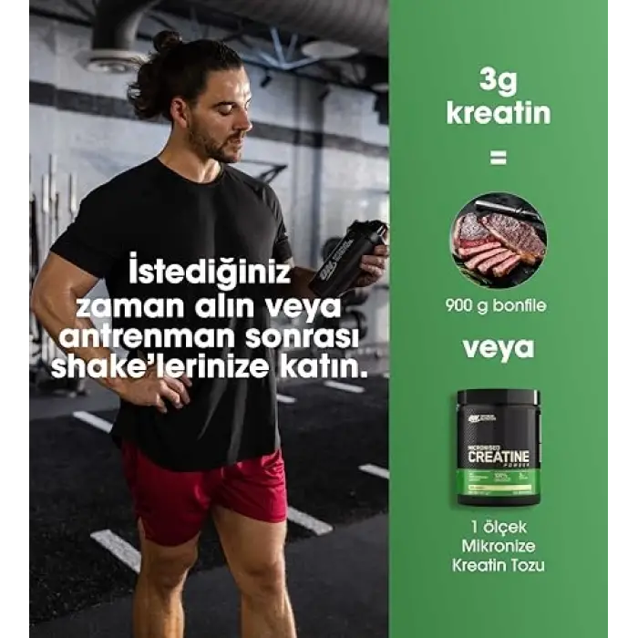 ON Kreatin Aromasız 317g 93 Servis