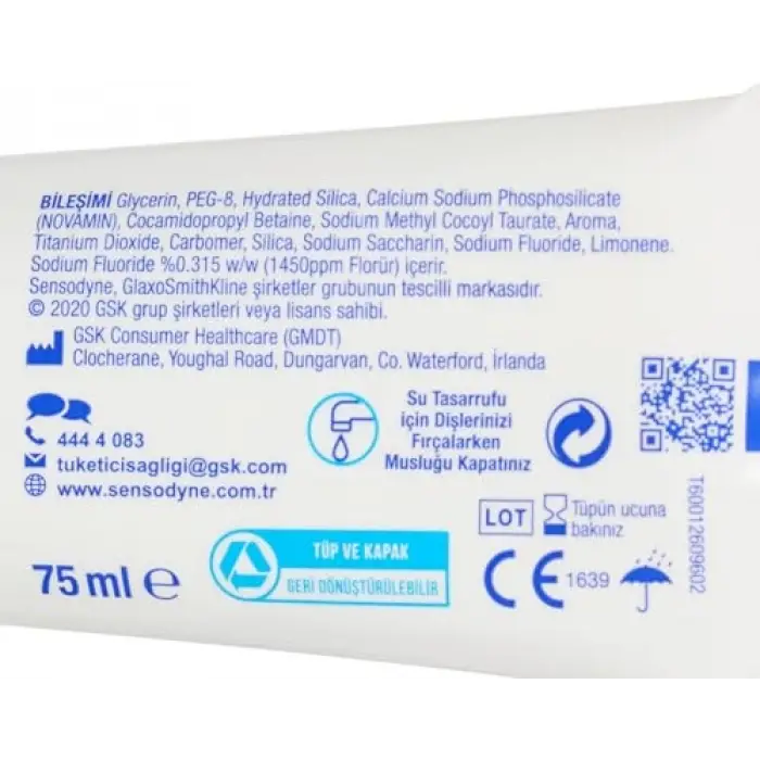 Onarım ve Koruma Diş Macunu 75 ml