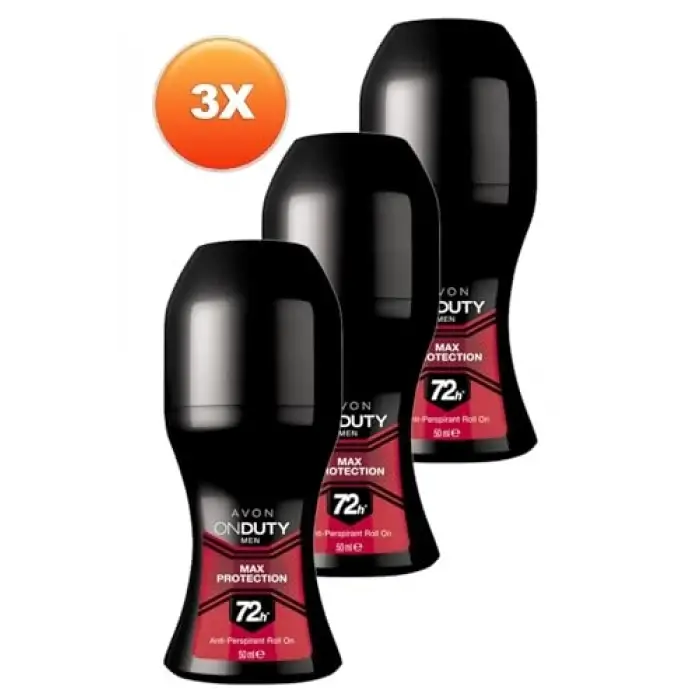 OnDuty Max Protection Erkek Rollon 50 Ml. Üçlü Set