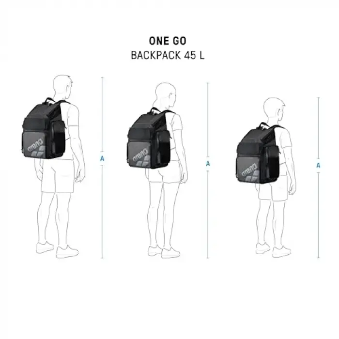 One Go Backpack 45L; Sage, El Çantası