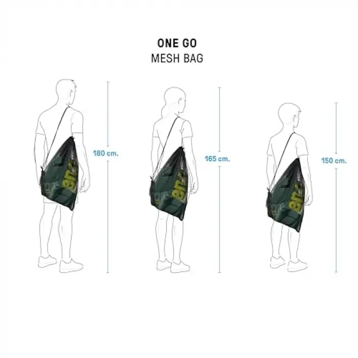 One Go Mesh Bag; Navy, El Çantası