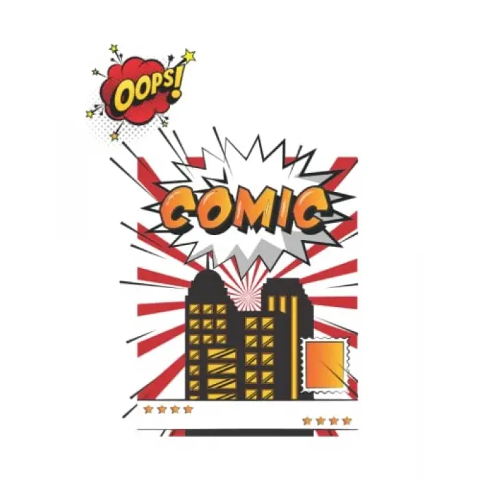 OOPS ! COMIC: BLANK COMIC BOOK PANELS