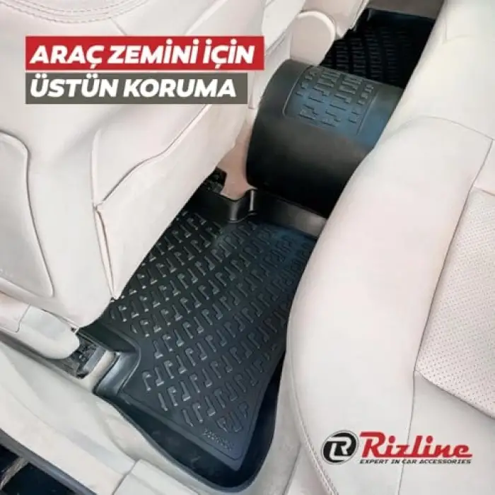 Opel Corsa E 2014-2019 Uyumlu 3D Havuzlu Paspas
