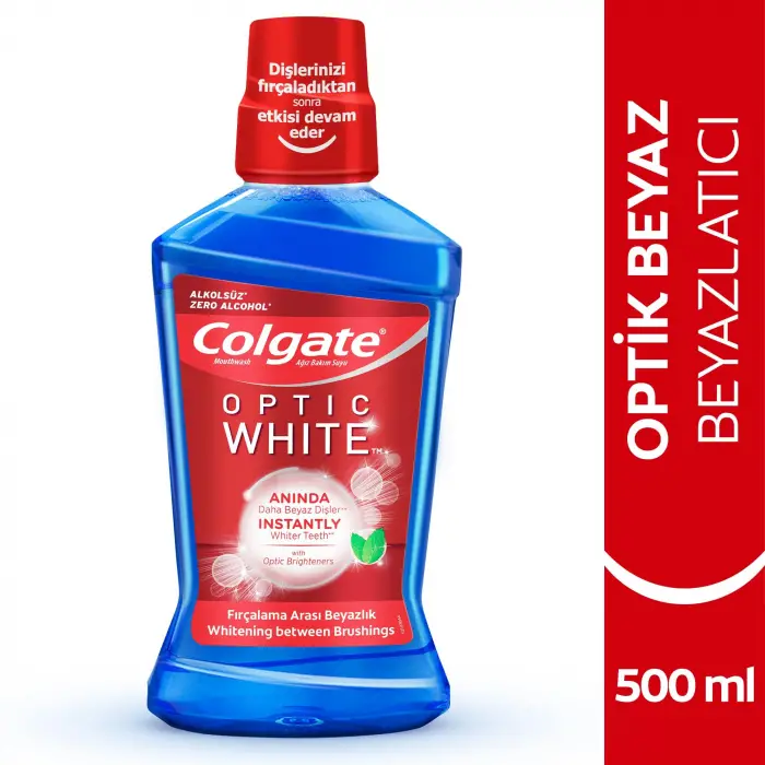 Optic White Beyazlatıcı Ağız Bakım Suyu, 500 ml