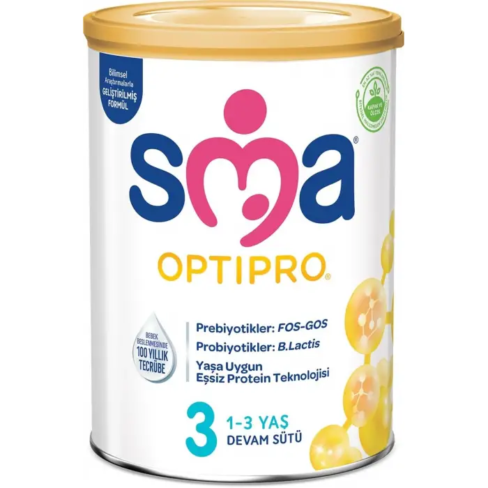Optipro 3 Devam Sütü (1-3 Yaş, 400 g) 6lı paket
