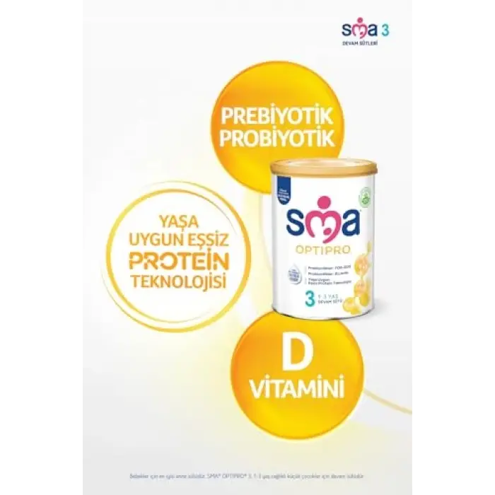 Optipro 3 Devam Sütü (1-3 Yaş, 800 g)