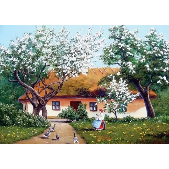 Ördekli Bahçe 1000 Parça Puzzle