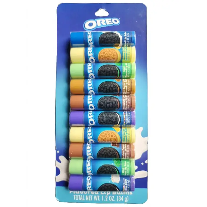 Oreo Lip Balm Dudak Balsamı Çeşit Paketi 10 Adet