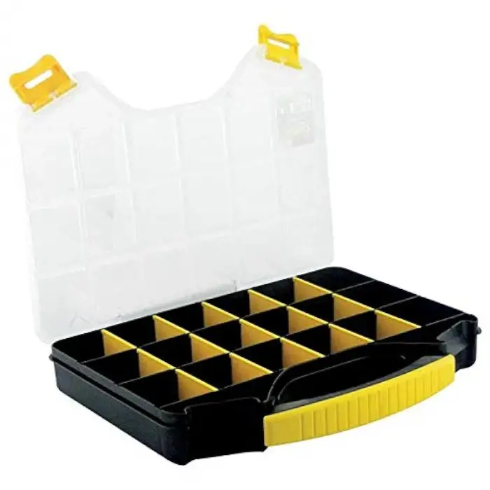Org/13 Organizer, Polypropylene, Siyah/Sarı, 13, 1 Adet