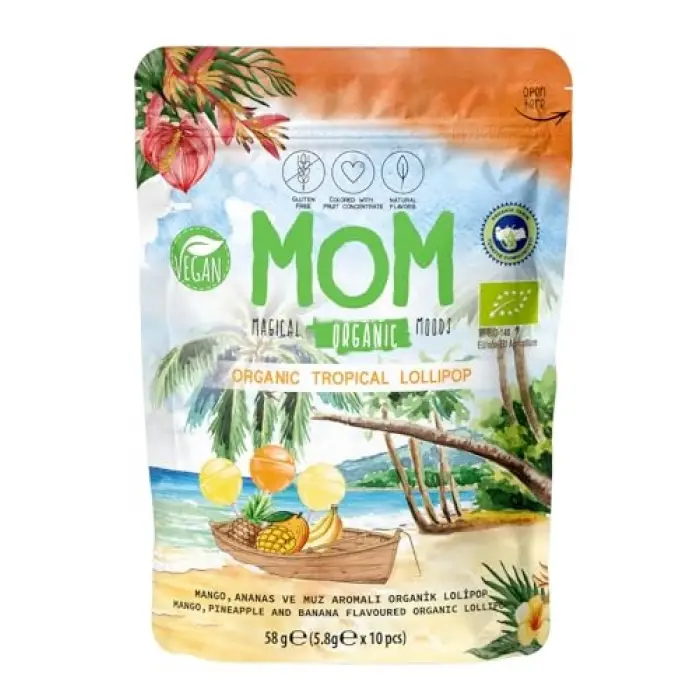 Organic Tropical Lolipop 58g