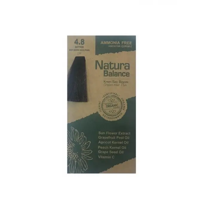 Organik 4.8 Bitter Saç Boyası 60 ml
