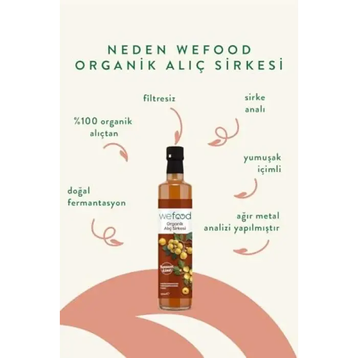 Organik Alıç Sirkesi 500 ml