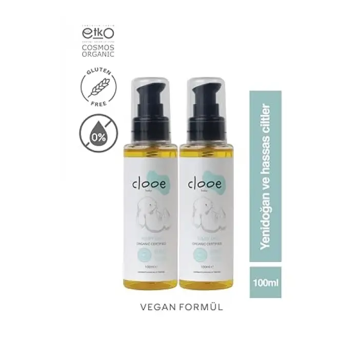 Organik Bebek Yağı 100 ml, 2li Paket
