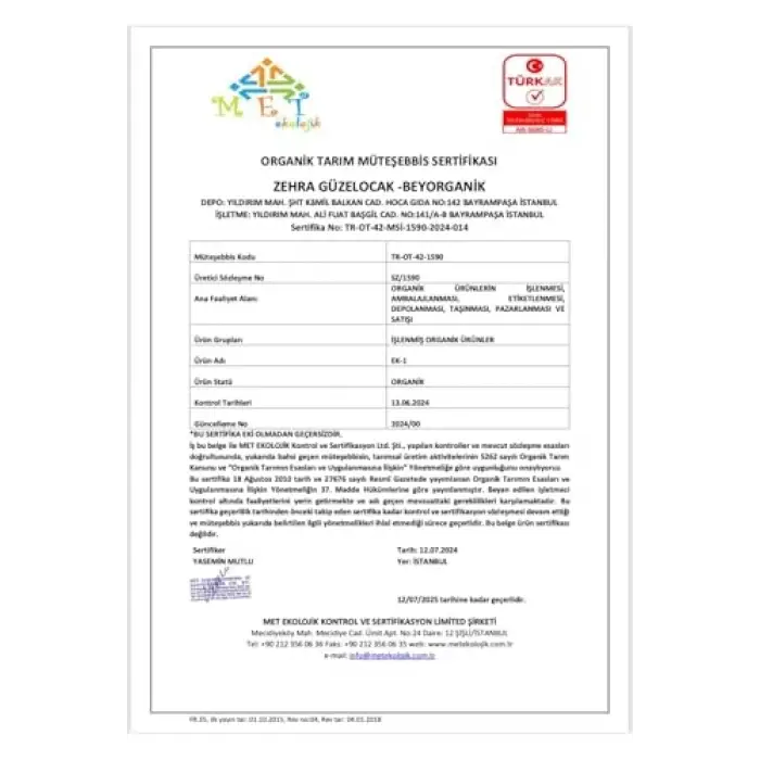 Organik çabuk kış çorbası