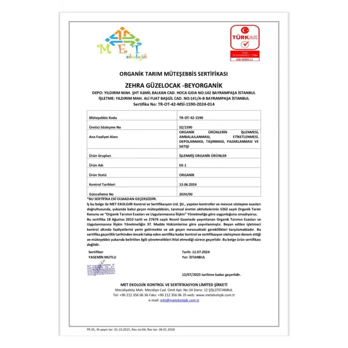 Organik çabuk kış çorbası