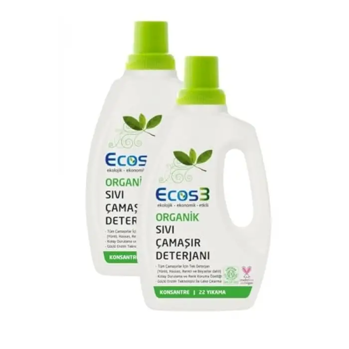 Organik Çamaşır Deterjanı 2li Set