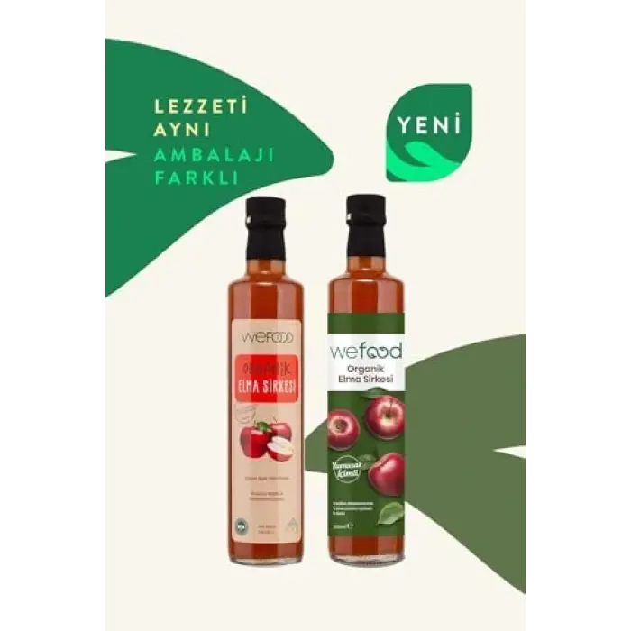 Organik Elma Sirkesi 500 Ml