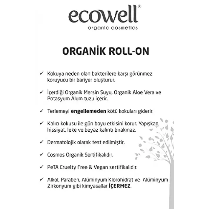 Organik Roll-On Erkek 75 ml
