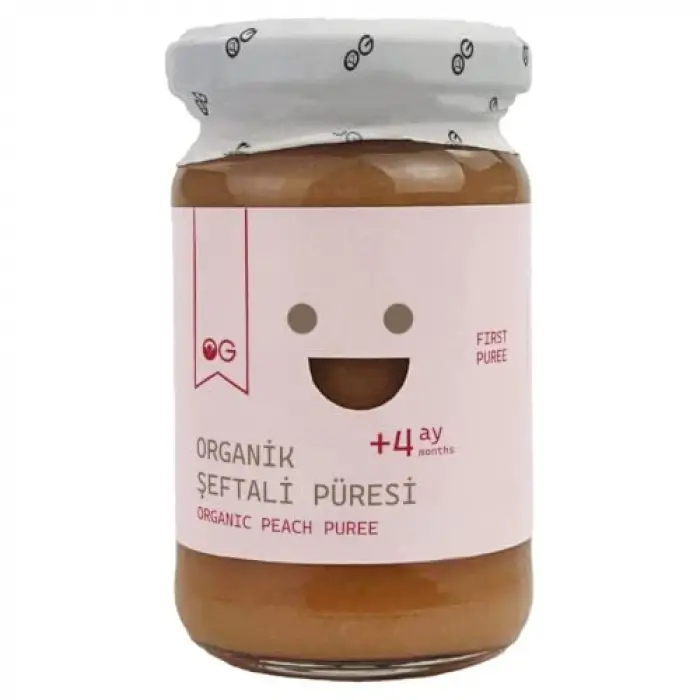 Organik Şeftali Püresi 100 G