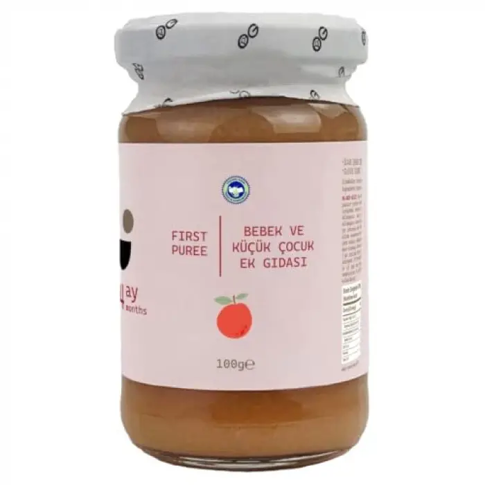 Organik Şeftali Püresi 100 G