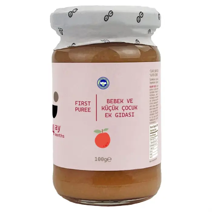 Organik Şeftali Püresi 100 G