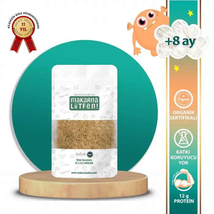 Organik Tel Şehriye 200 gram