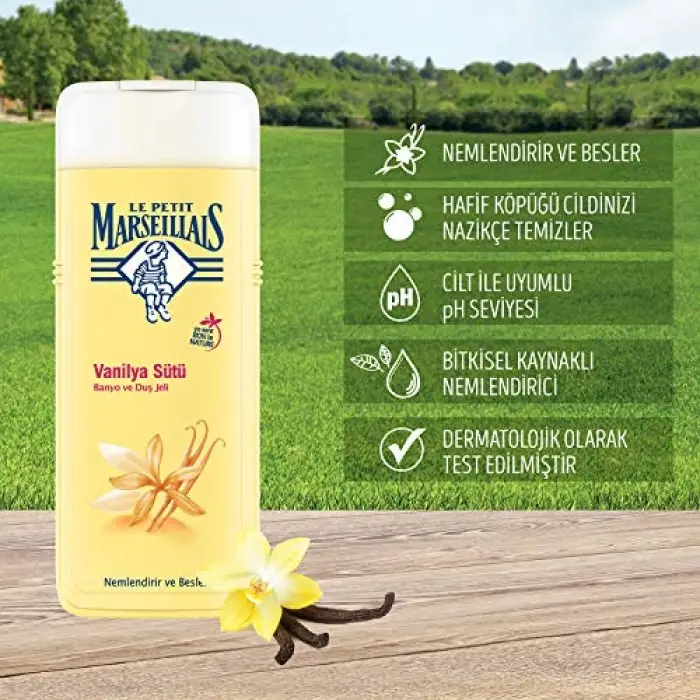 Organik Vanilya Sütü Duş Jeli 400 Ml