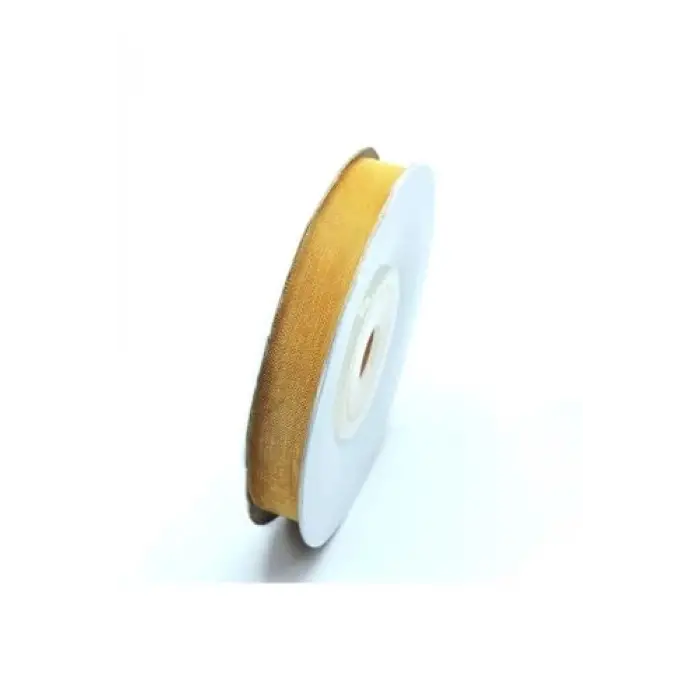 Organze Tül Kurdele 1 Cm, Hardal