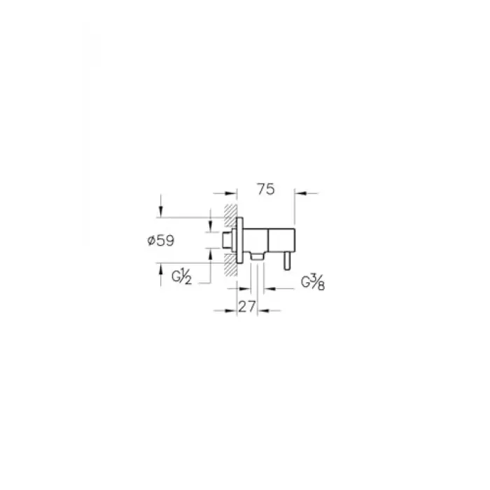 Origin A4521436 Ara Musluk, Mat Siyah