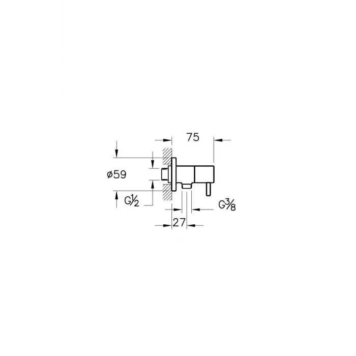 Origin A4521436 Ara Musluk, Mat Siyah