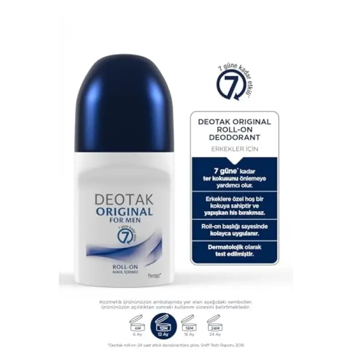Original Erkek 7 Güne Kadar Etkili Roll-on Deodorant 35 ml