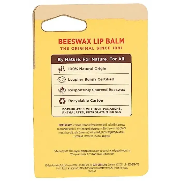 Orijinal Balmumlu Dudak Balsamı, 0,34 oz