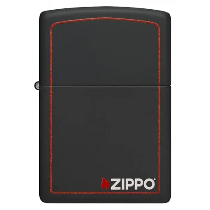 Orijinal çakmak Black Matte with Border & logo