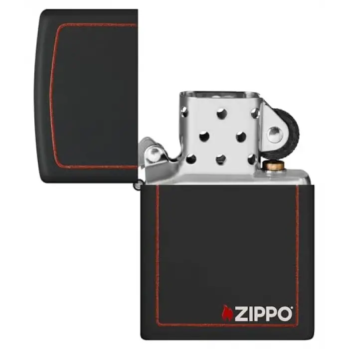 Orijinal çakmak Black Matte with Border & logo